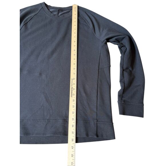 Lululemon City Sweat Crew Pullover size L Black Athletic - Picture 7 of 11